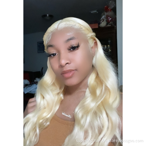 Wholesale 100% Virgin Remy Hair Swiss Transparent Lace Wigs,Brazilian 613 Lace Front Wig Human Hair Wig
